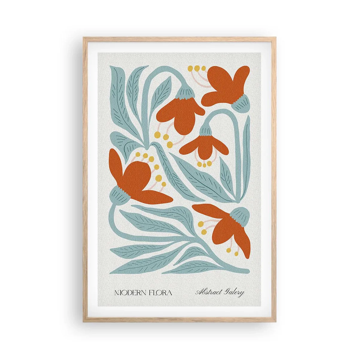 Plakat w ramie jasny dąb - Ku ziemi, ku słońcu - 61x91 cm