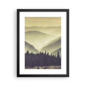 Plakat w czarnej ramie - Za siedmioma górami… - 30x40 cm