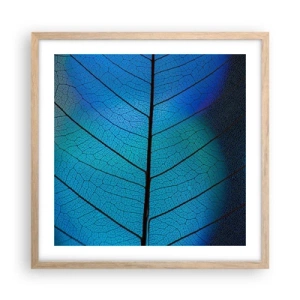 Plakat w ramie jasny dąb - Misterna budowa - 50x50 cm