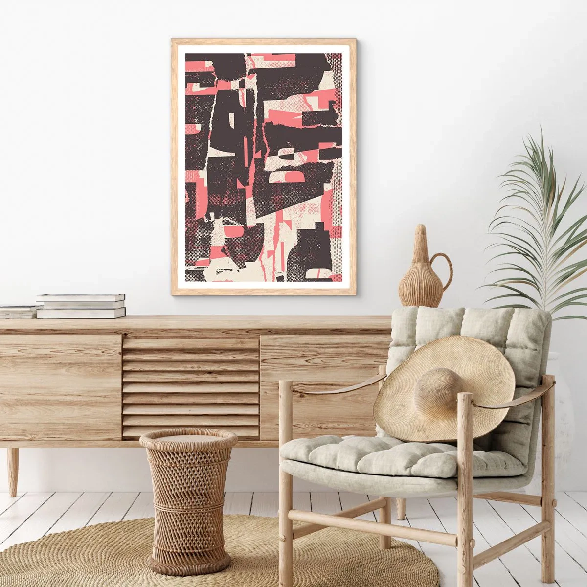 Plakat w ramie jasny dąb - Cały ten zgiełk - 70x100 cm