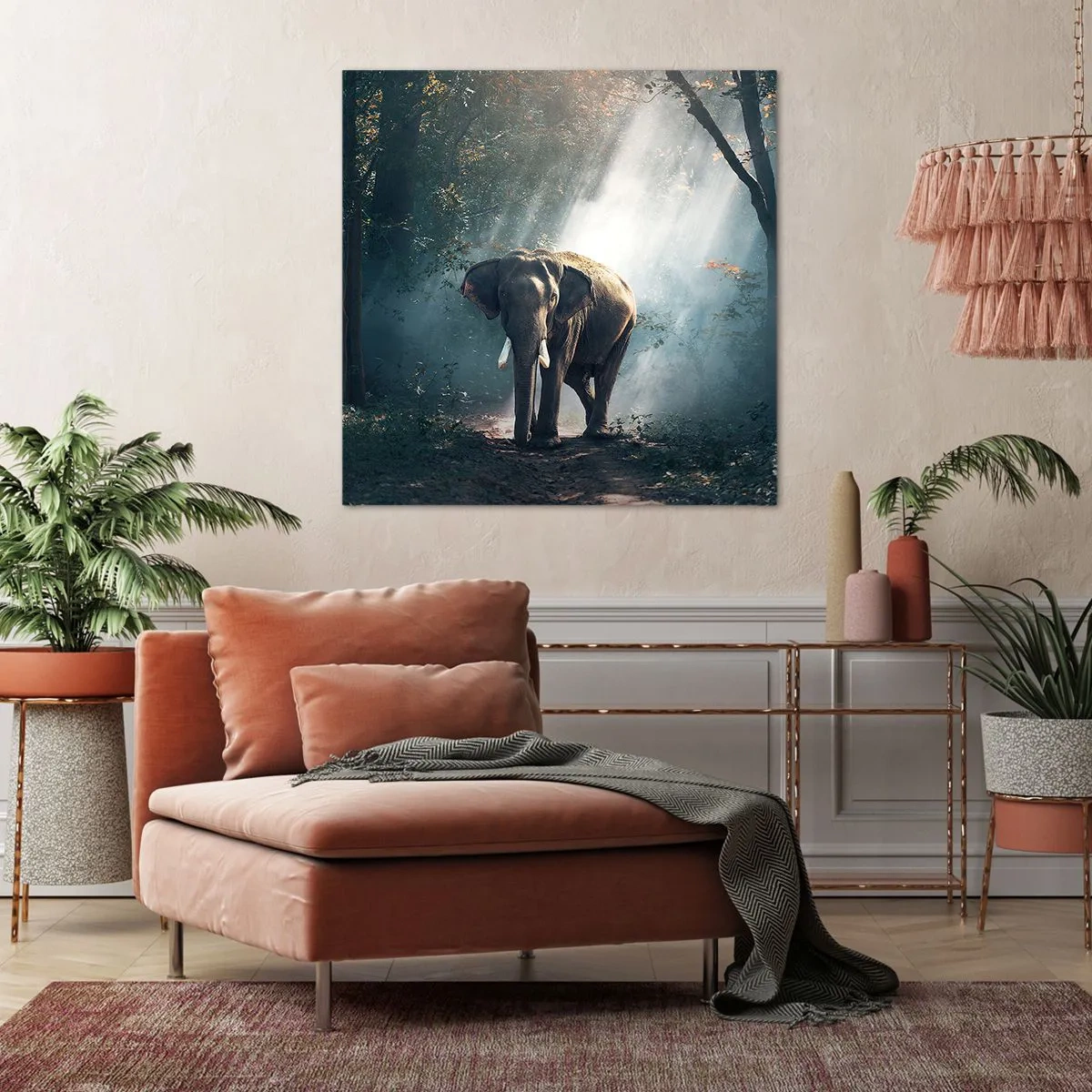 Obraz na płótnie - Spokojna przechadzka - 70x70 cm