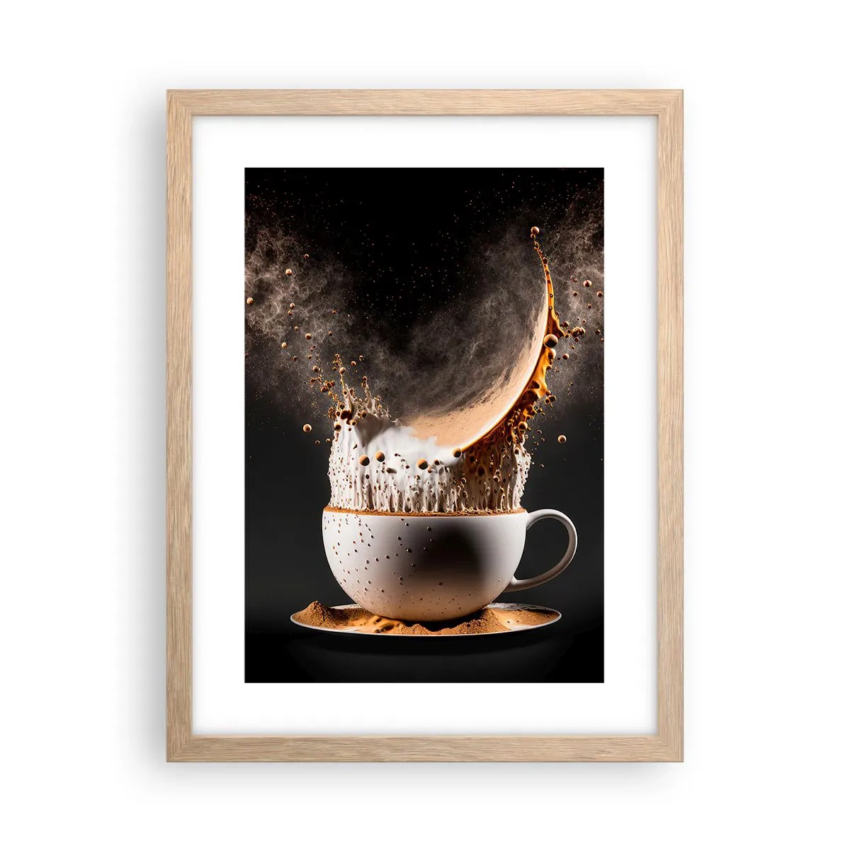 Plakat w ramie jasny dąb - Eksplozja smaku - 30x40 cm