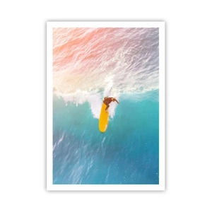 Plakat - Oceaniczny jeździec - 70x100 cm