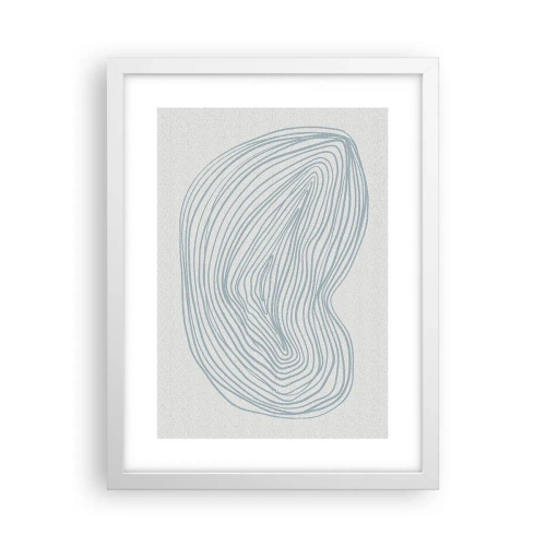 Plakat w białej ramie - Uśmiech kropli - 30x40 cm