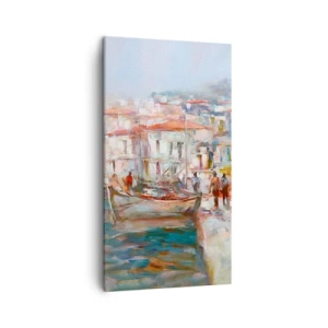 Obraz na płótnie - Pastelowe wakacje - 45x80 cm