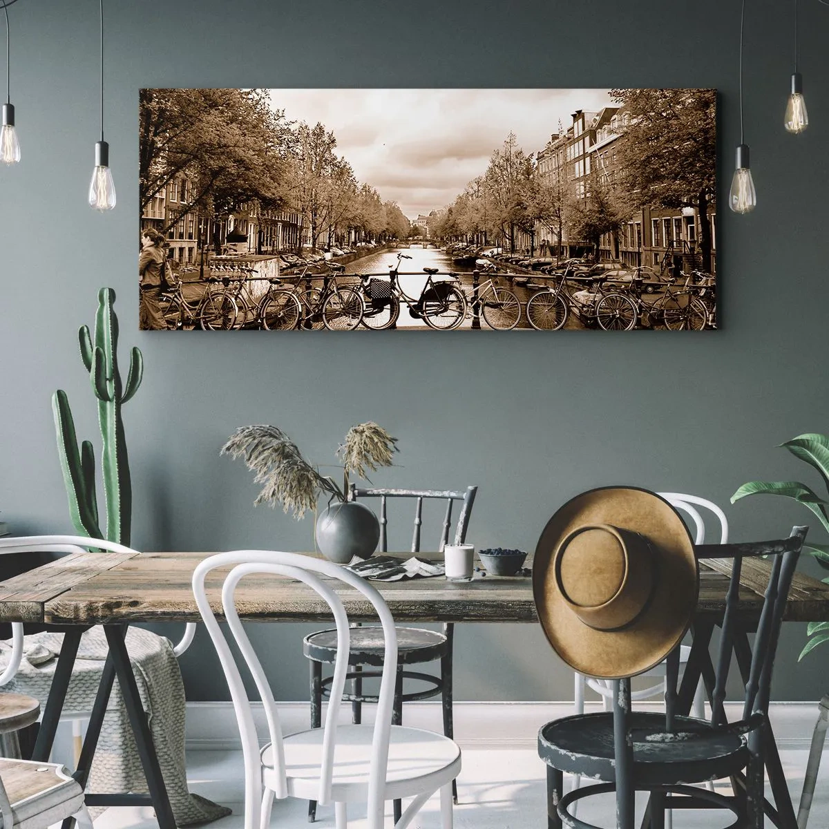 Obraz na płótnie - Holenderskie klimaty - 100x40 cm