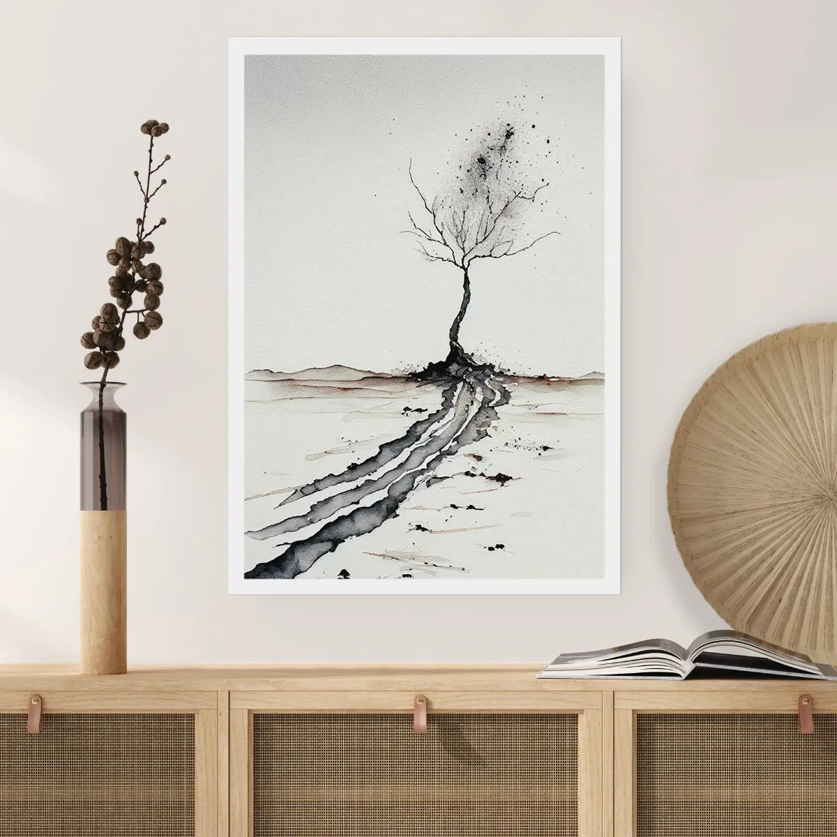 Plakat - Zimowa melancholia - 61x91 cm
