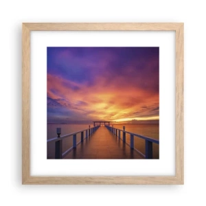 Plakat w ramie jasny dąb - Bez końca - 30x30 cm