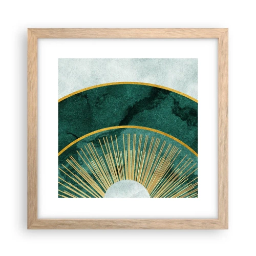 Plakat w ramie jasny dąb - Inny układ słoneczny - 30x30 cm