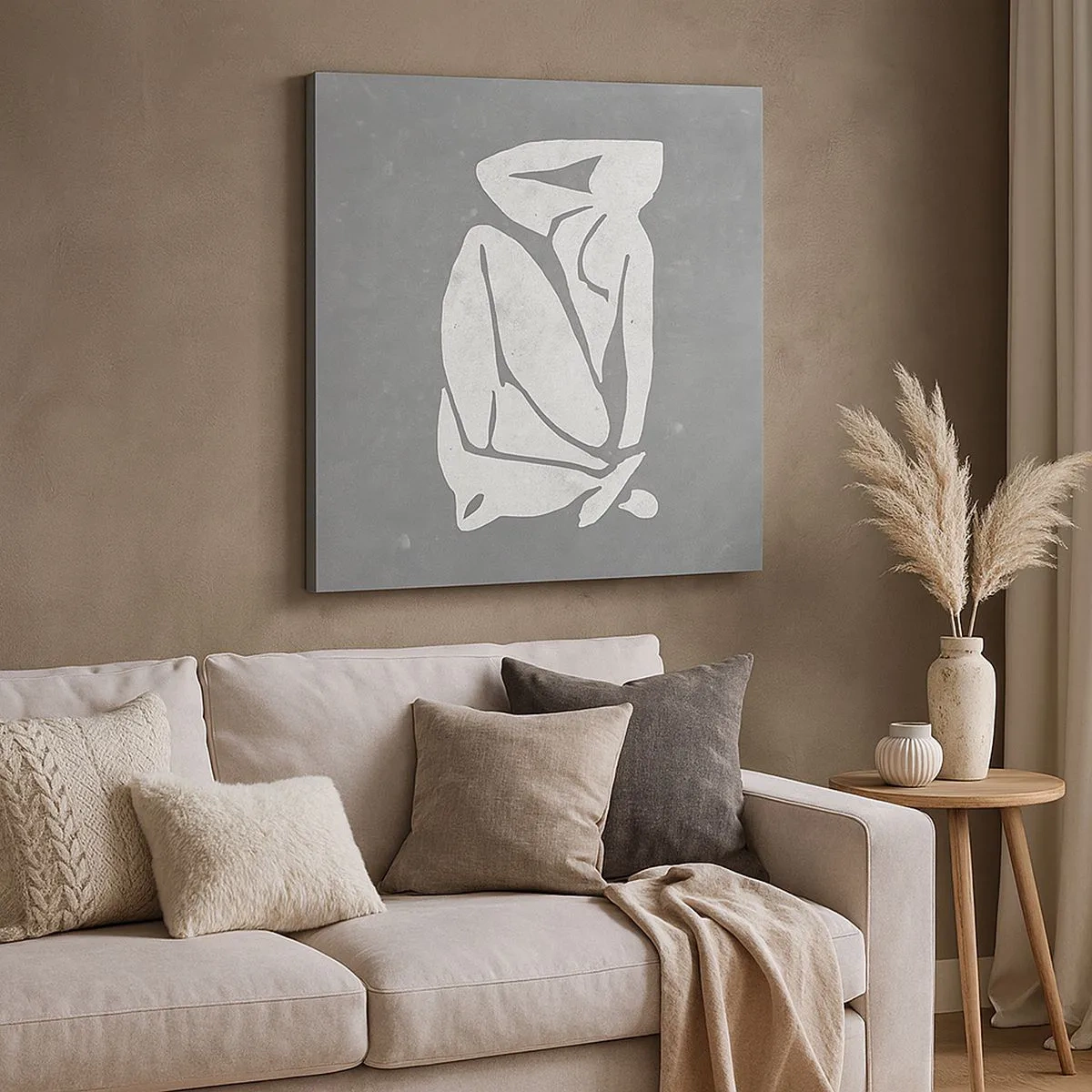 Obraz na płótnie - W zamyśleniu - 30x30 cm