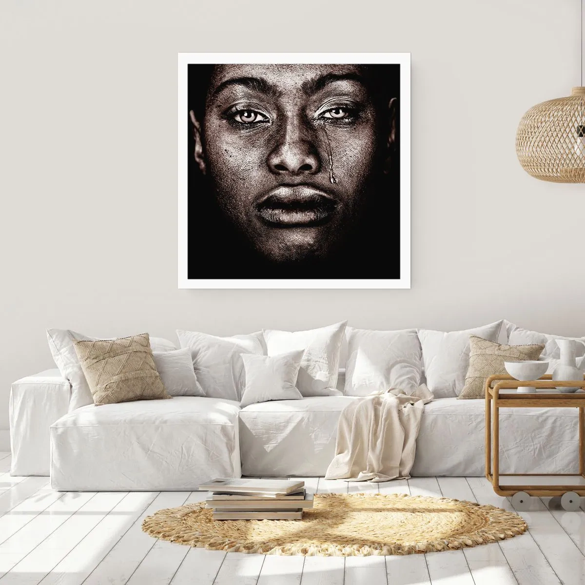 Plakat - Jedna łza - 30x30 cm