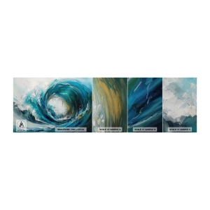 Fototapeta Próbka Standard Eco - Morski portal - Ocean, Fala, Sztuka - 100x30 cm
