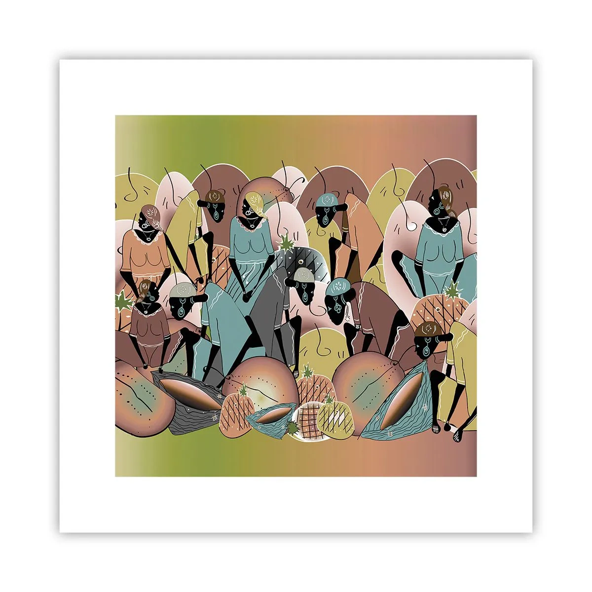 Plakat - Nadchodzi wielkie święto - 30x30 cm