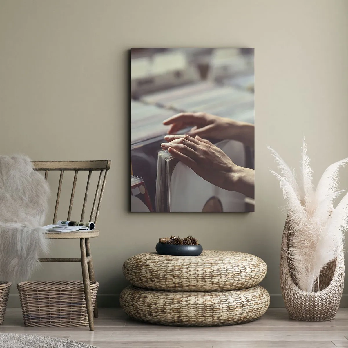 Obraz na płótnie - W poszukiwaniu wzruszeń - 45x80 cm