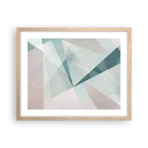 Plakat w ramie jasny dąb - Spokojnie choć dynamicznie - 50x40 cm