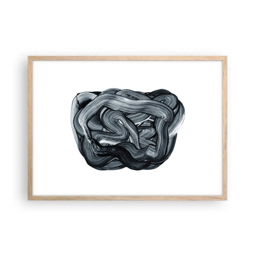 Plakat w ramie jasny dąb - To nie takie proste - 70x50 cm