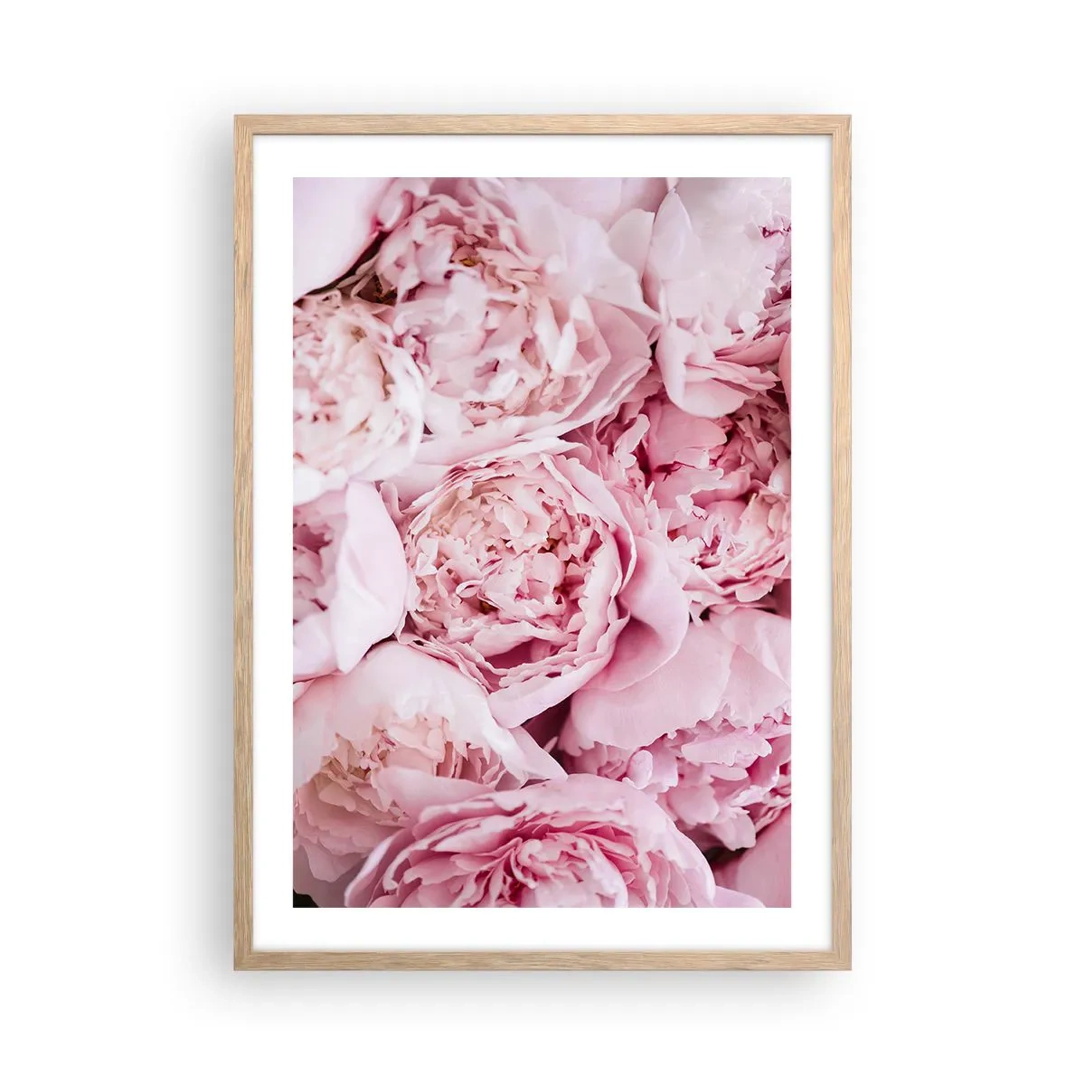 Plakat w ramie jasny dąb - Przytulone i pachnące - 50x70 cm