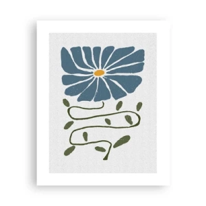 Plakat - Gałązką do kwiatu - 40x50 cm