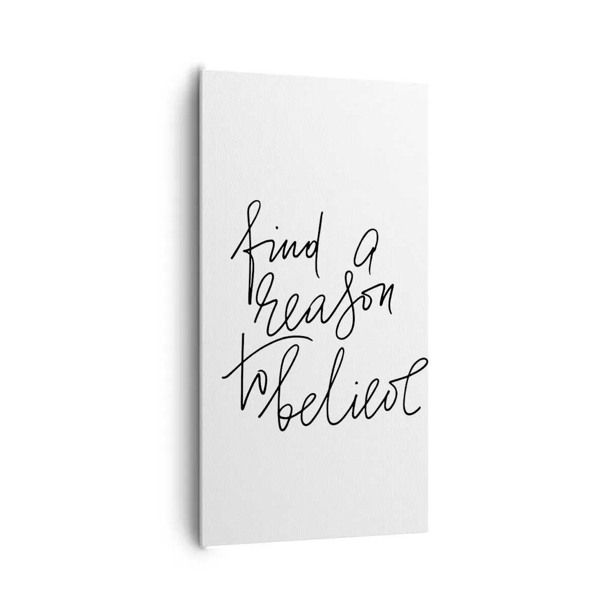 Obraz na płótnie - To możliwe - 65x120 cm