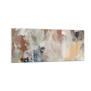 Obraz na szkle - Abstrakcja zamglona - 100x40 cm