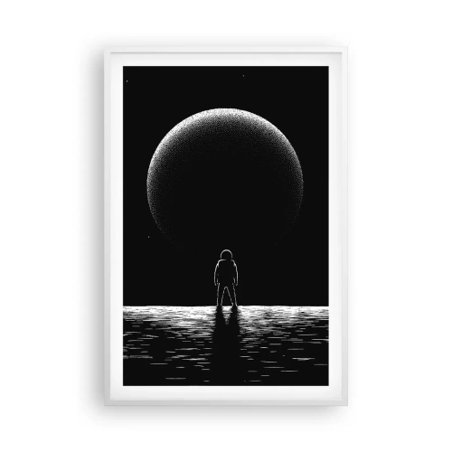 Plakat w białej ramie - Twarzą w twarz - 61x91 cm