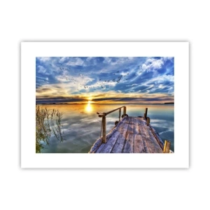 Plakat - Wiatr idzie na spoczynek - 40x30 cm