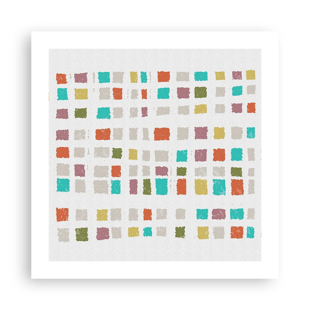 Plakat - Nieznana gra - 50x50 cm