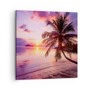 Obraz na płótnie - Błogość aż po horyzont - 60x60 cm