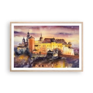 Plakat w ramie jasny dąb - Historia i baśń - 91x61 cm