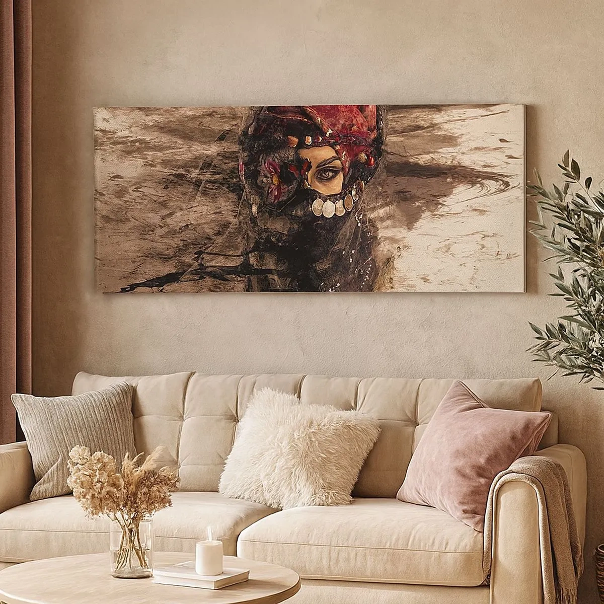 Obraz na płótnie - Co najmniej niepokojąca - 100x40 cm