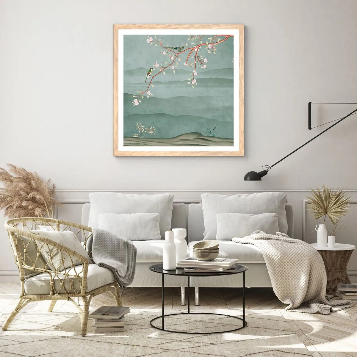 Plakat w ramie jasny dąb - Wiosna, ach, to ty - 60x60 cm