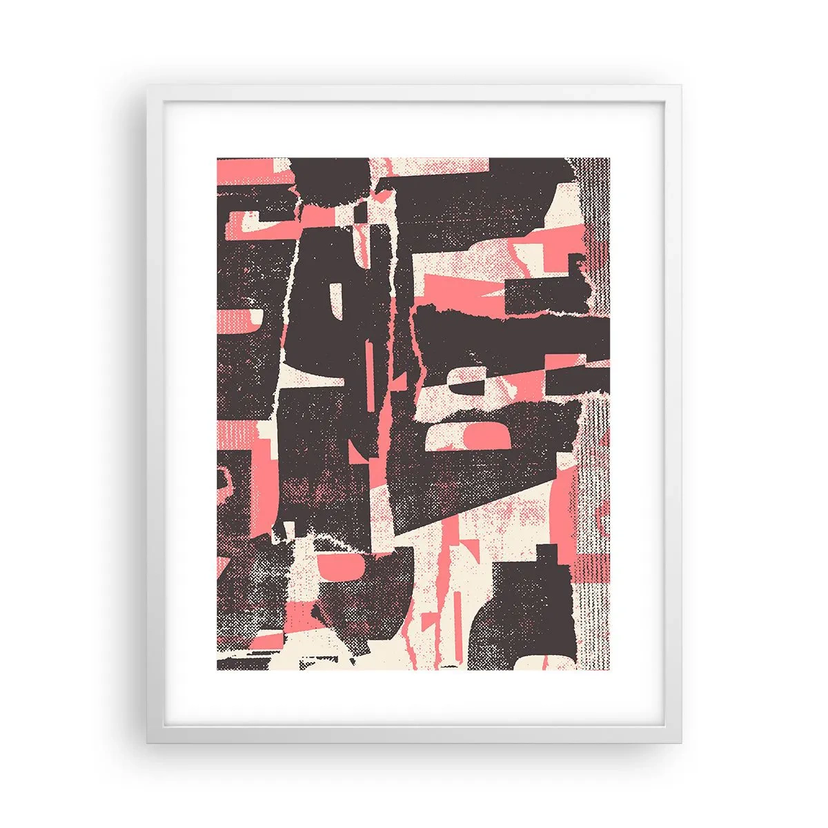 Plakat w białej ramie - Cały ten zgiełk - 40x50 cm