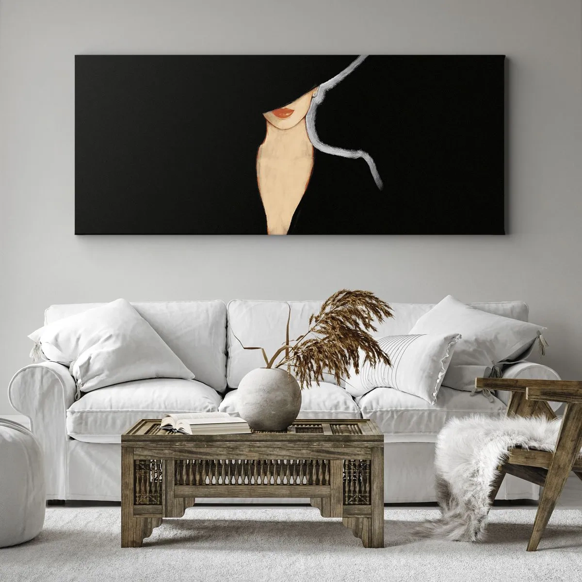 Obraz na płótnie - Elegancja i styl - 100x40 cm