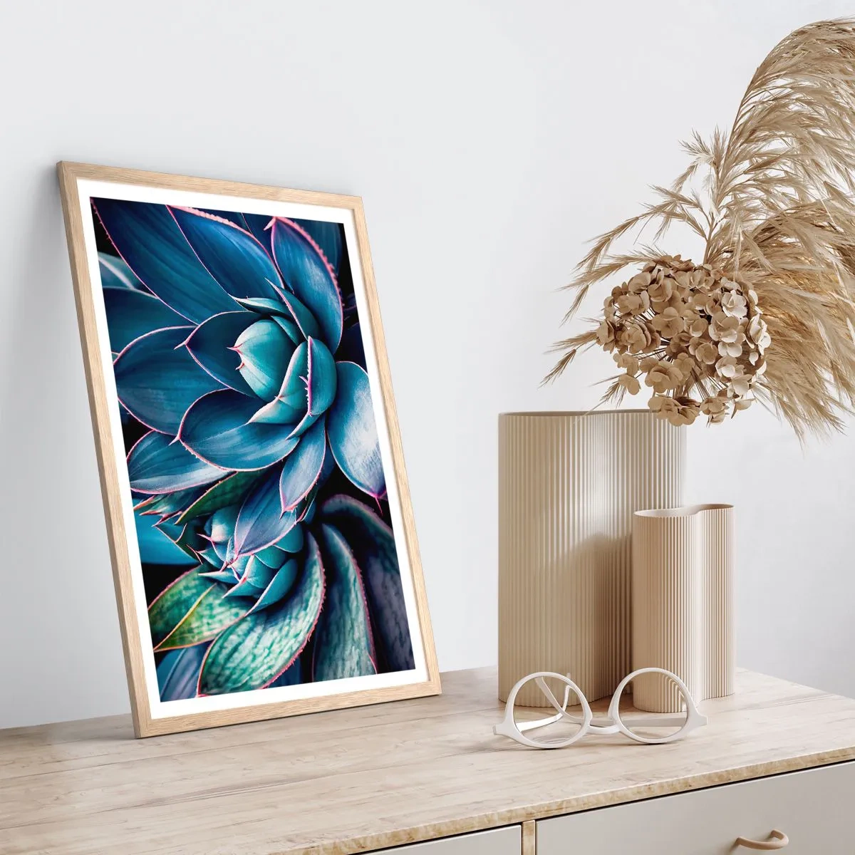 Plakat w ramie jasny dąb - Witalna siła - 50x70 cm