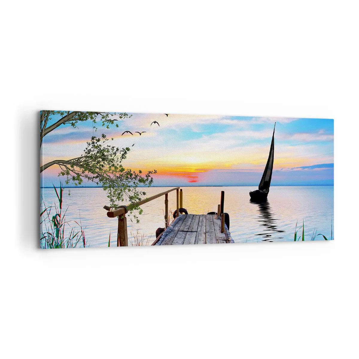 Obraz na płótnie - Dobry wieczór - 100x40 cm