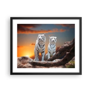 Plakat w czarnej ramie - Zupełnie jak w Narni - 50x40 cm