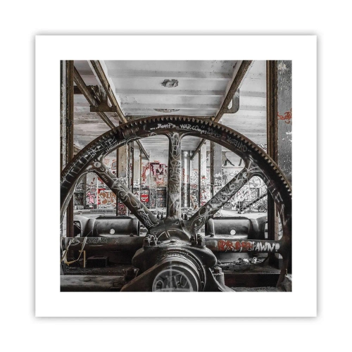 Plakat - Sekretne życie fabryki - 40x40 cm