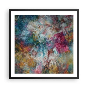Plakat w czarnej ramie - W pełnym rozkwicie - 60x60 cm