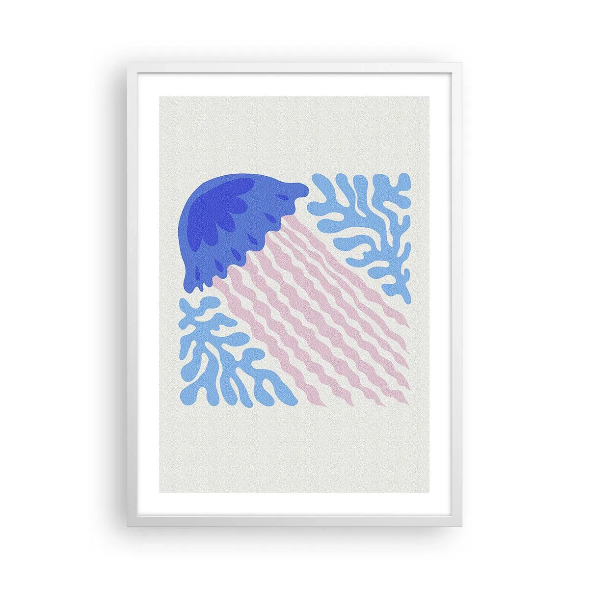 Plakat w białej ramie - Jak z innego świata - 50x70 cm