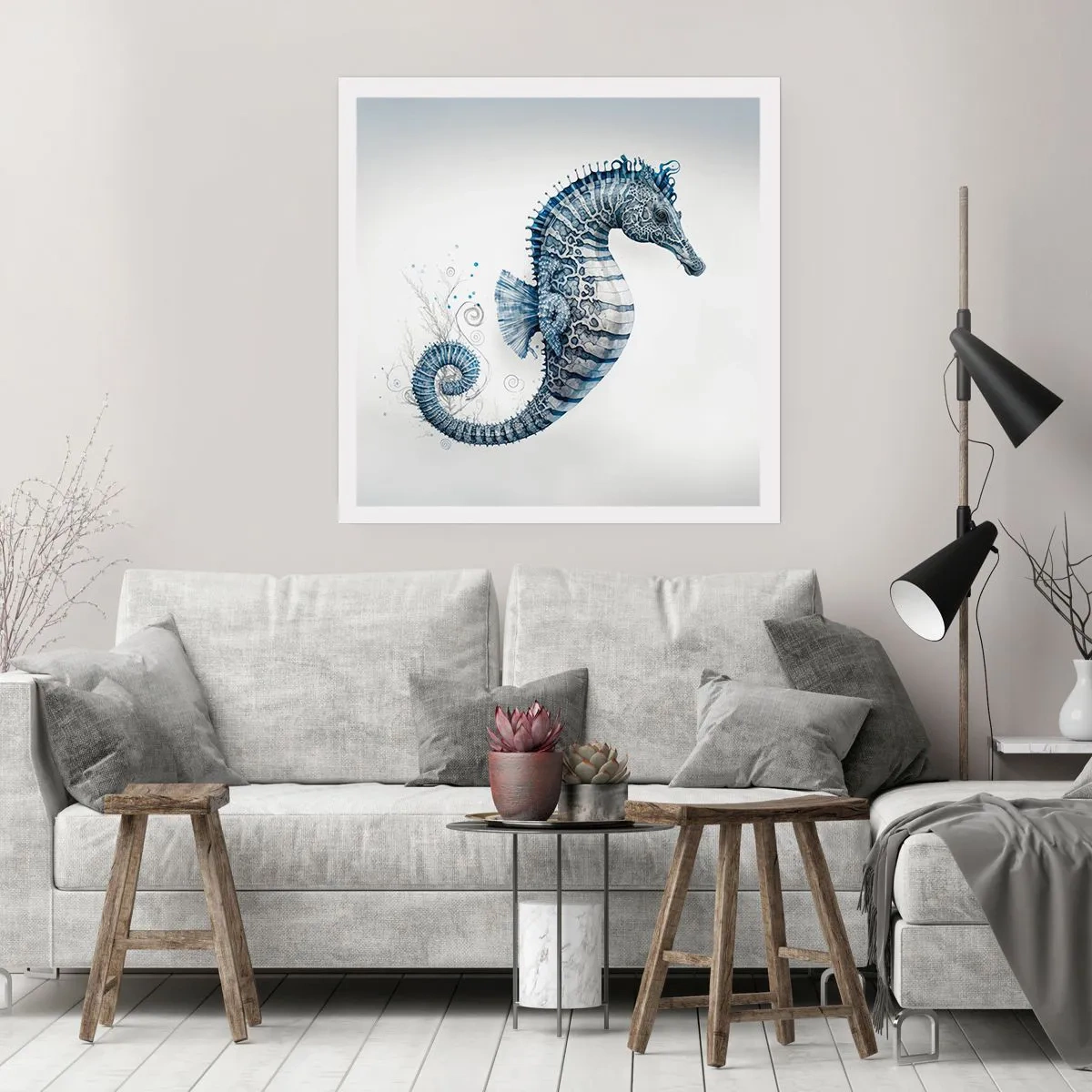 Plakat - Subtelny żart natury - 40x40 cm