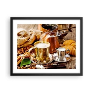 Plakat w czarnej ramie - Miłego dnia! - 50x40 cm