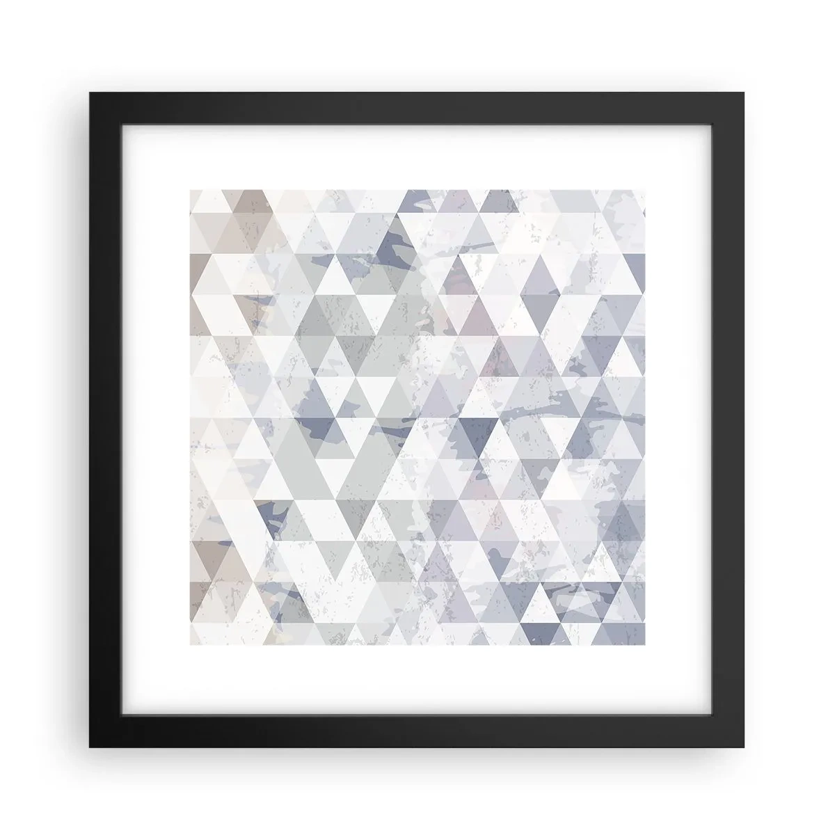 Plakat w czarnej ramie - W rytmie na trzy - 30x30 cm