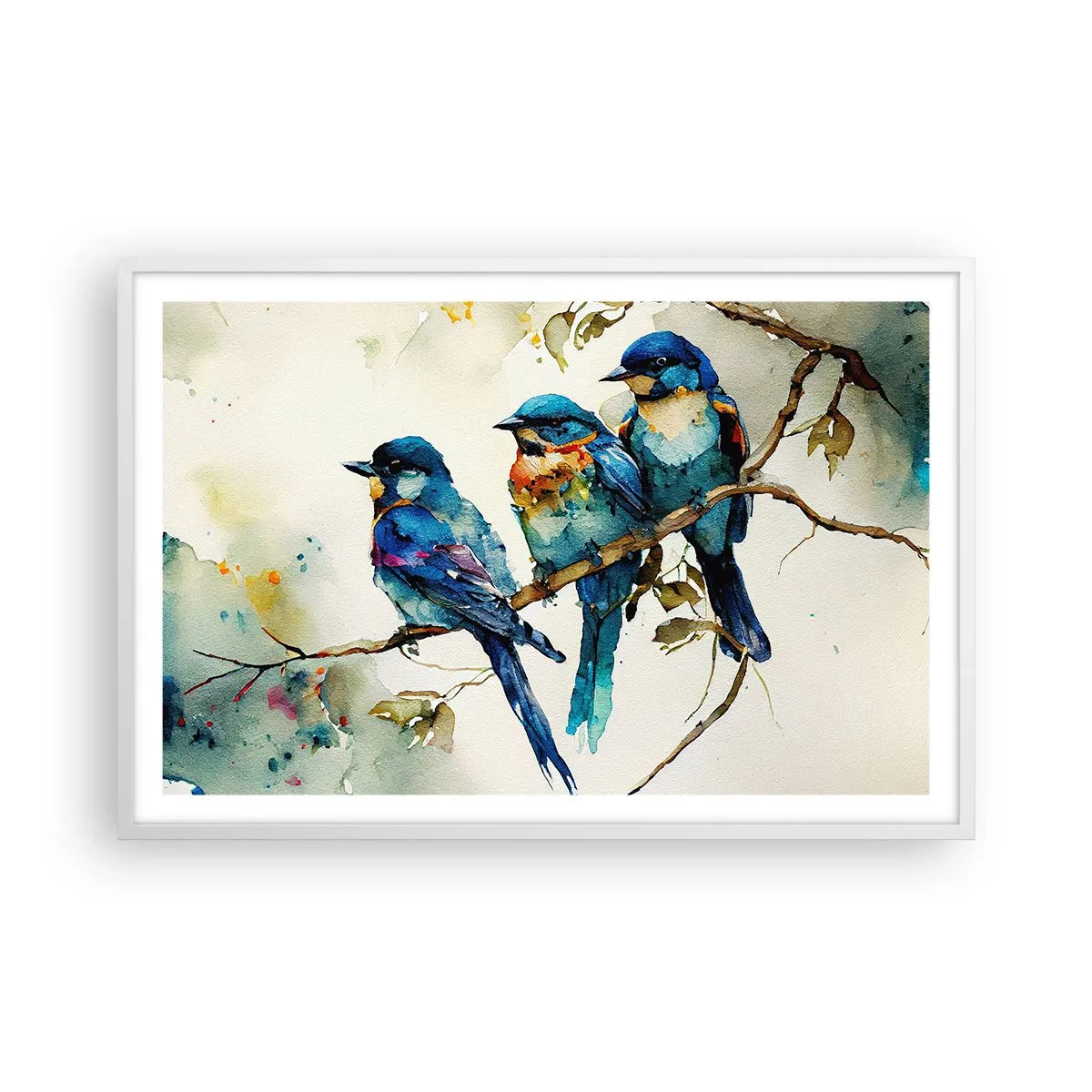 Plakat w białej ramie - Obraził się? - 91x61 cm