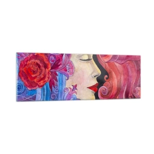Obraz na szkle - Secesja wciąż żywa - 90x30 cm