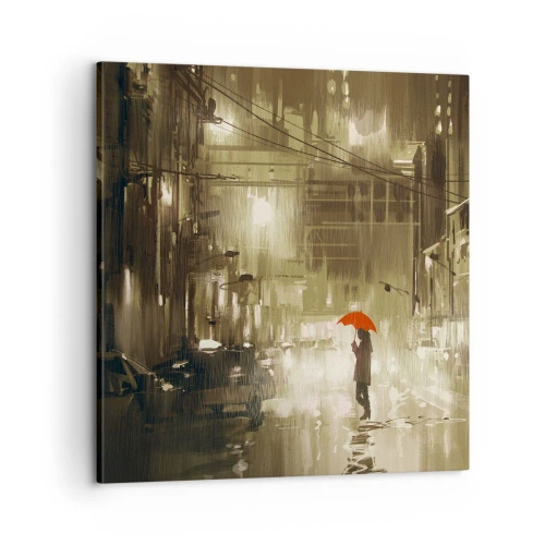 Obraz na płótnie - Sama, ale nie samotna - 60x60 cm