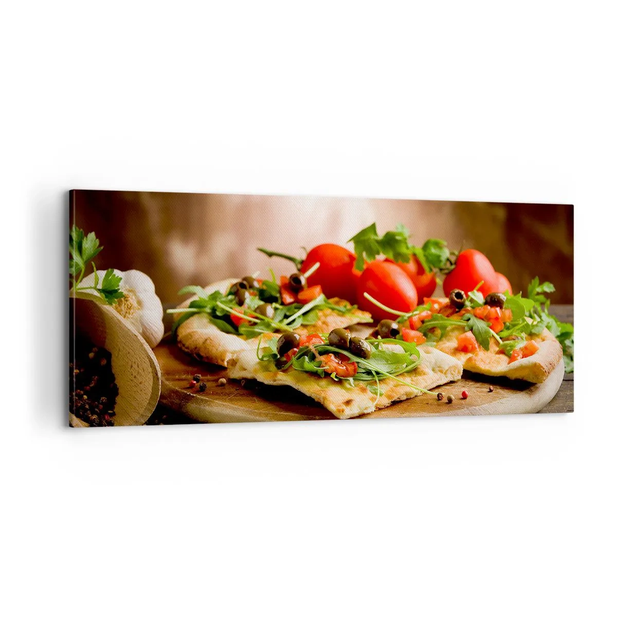 Obraz na płótnie - Prosto z pieca i z ogrodu - 100x40 cm