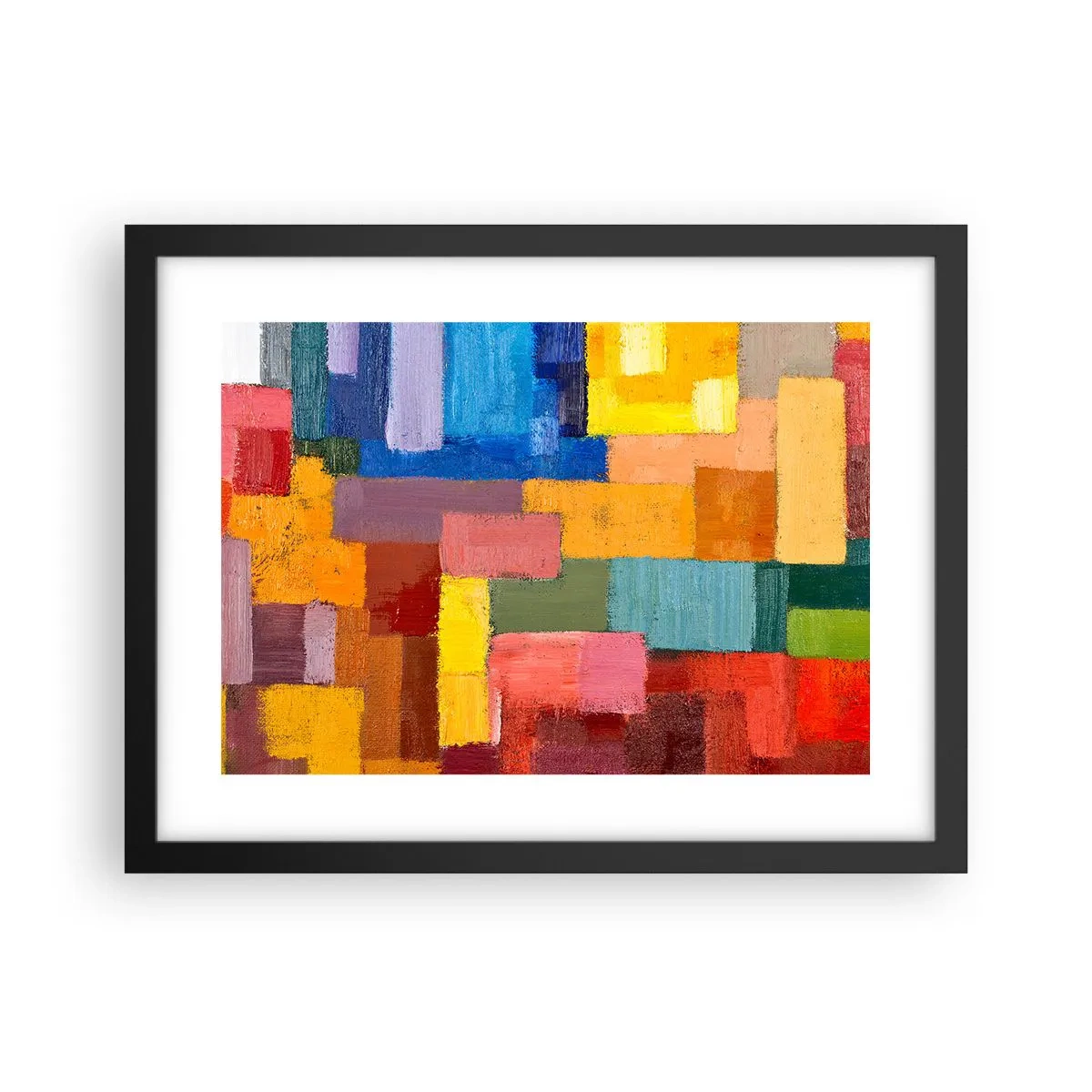 Plakat w czarnej ramie - Każdy inny, wszystkie barwne - 40x30 cm