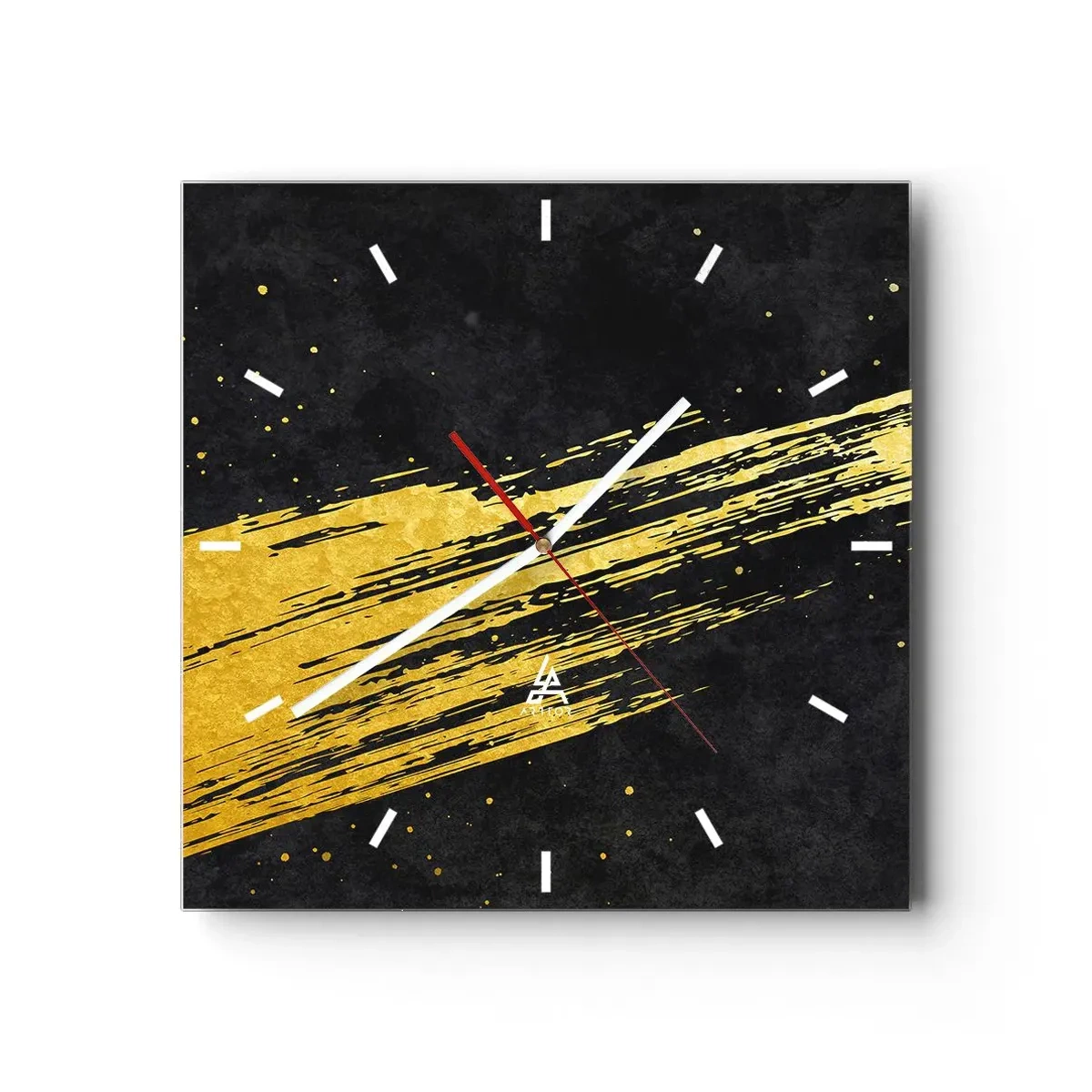 Zegar ścienny - Skok w nadprzestrzeń - 40x40 cm