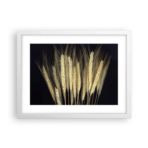 Plakat w białej ramie - Rustykalna magia - 40x30 cm