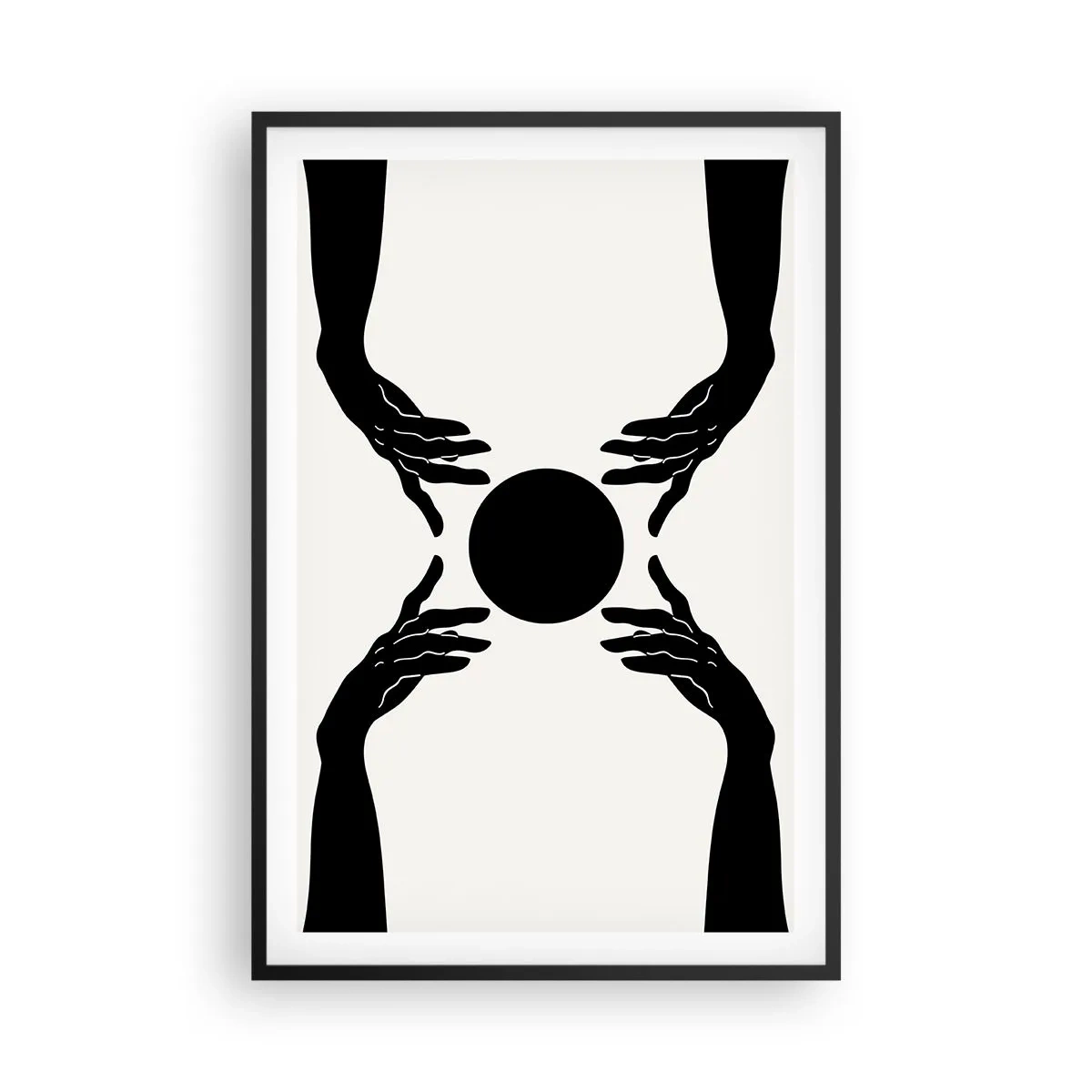 Plakat w czarnej ramie - Tajemny znak - 61x91 cm